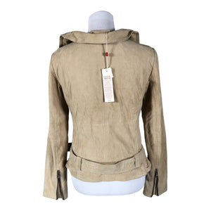 Unisex Esprit - Leather jacket, size 38 - Beige (2)