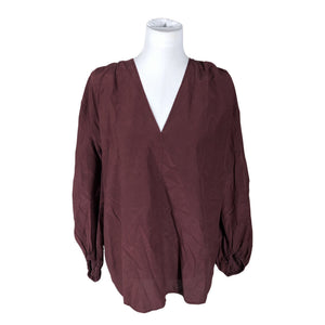 Unisex COS - Blouse, size 38 - Wine red (1)