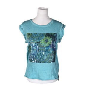 Unisex Replay - T-shirt, size 36 - Turquoise (1)