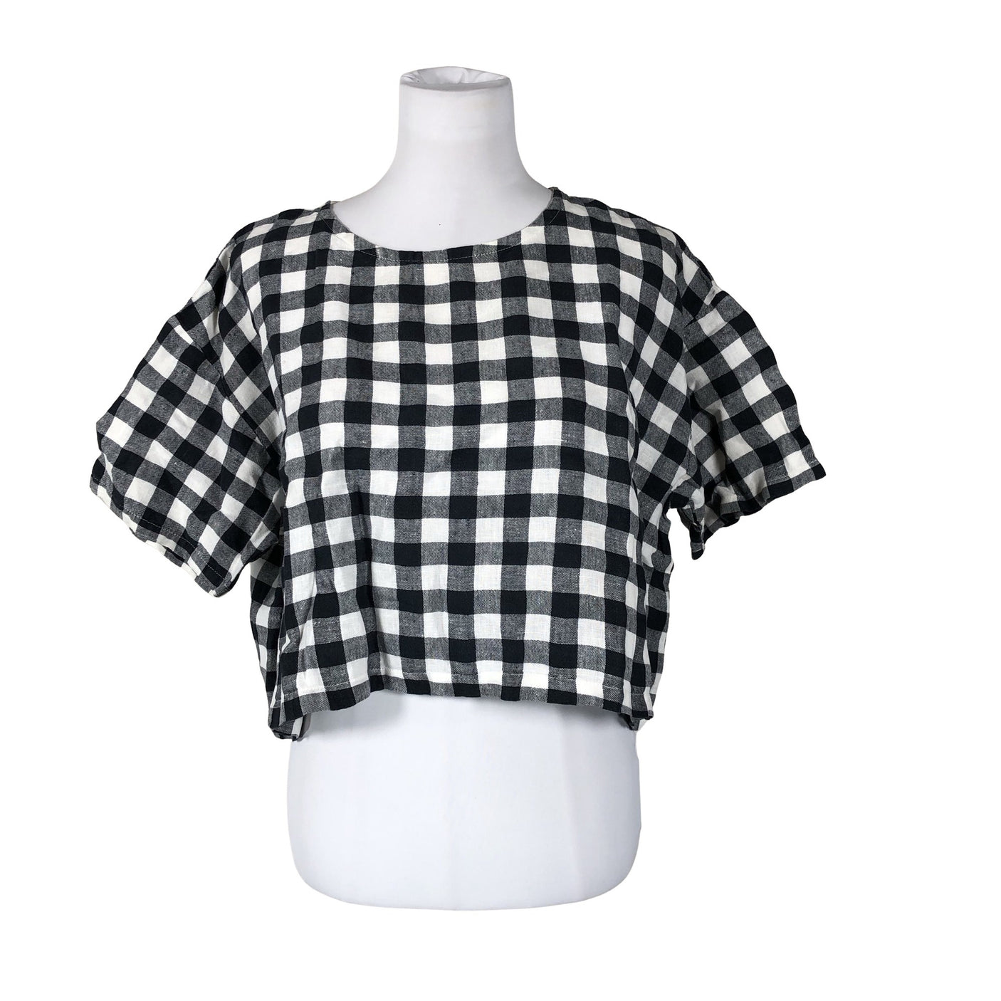 Unisex Arela - Short-sleeved blouse, size 34 - White (1)