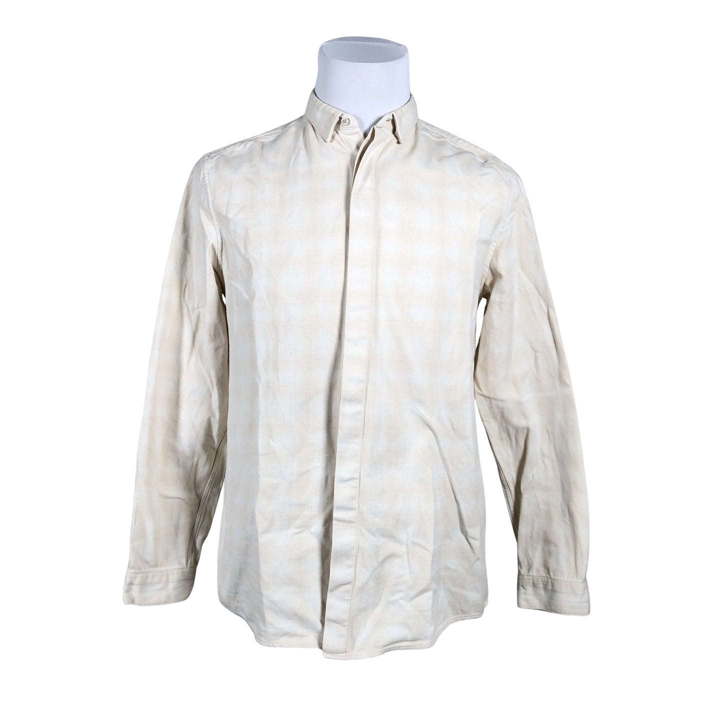 Unisex COS - Collared shirt, size M - Beige (1)