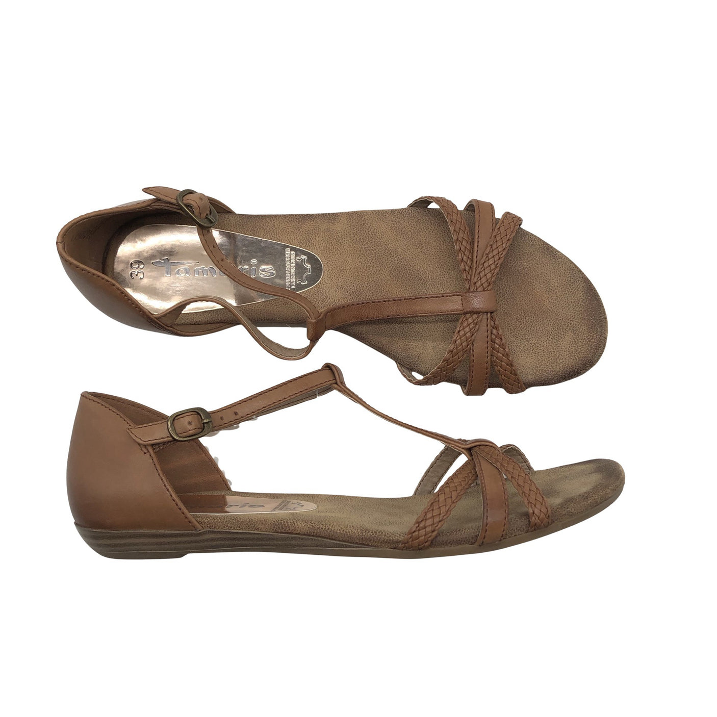 Unisex Tamaris - Sandals, size 39 - Brown (1)