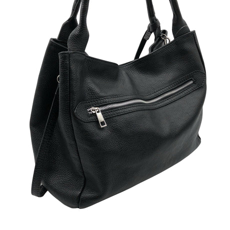Unisex Mangotti - Handbag, size Maxi - Black (2)