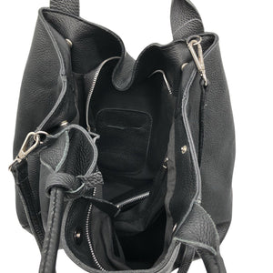 Unisex Mangotti - Handbag, size Maxi - Black (3)
