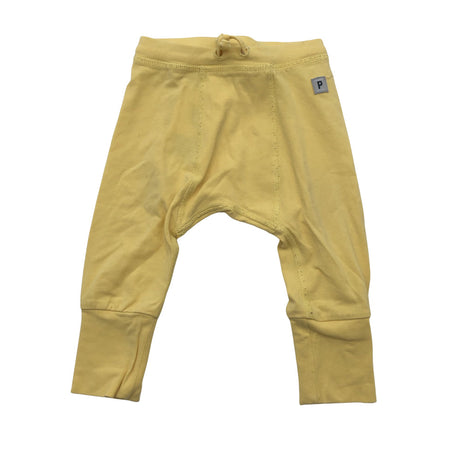 Unisex Polarn O. Pyret - Tricot pants, size 62 - Yellow ()