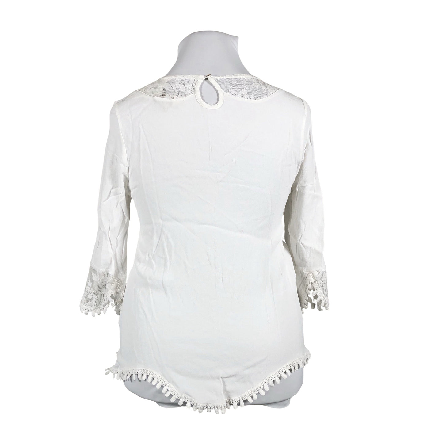 Unisex Cream - Blouse, size 42 - White (2)