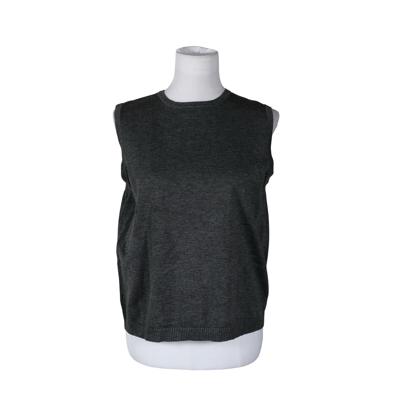 Unisex Saint Tropez - Knit vest, size 36 - Gray (1)