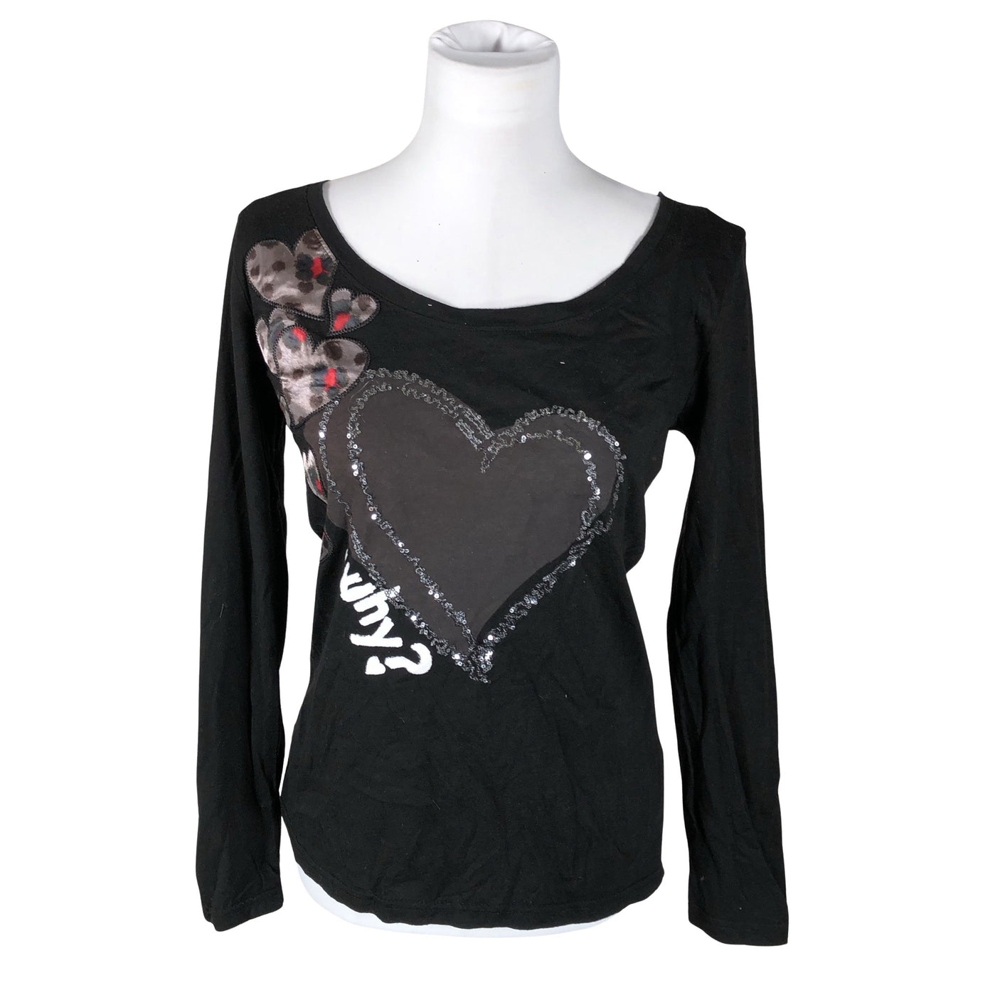 Unisex Desigual - Tricot shirt, size 40 - Black (1)