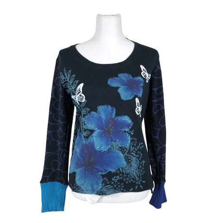 Unisex Desigual - Tricot shirt, size 40 - Blue ()