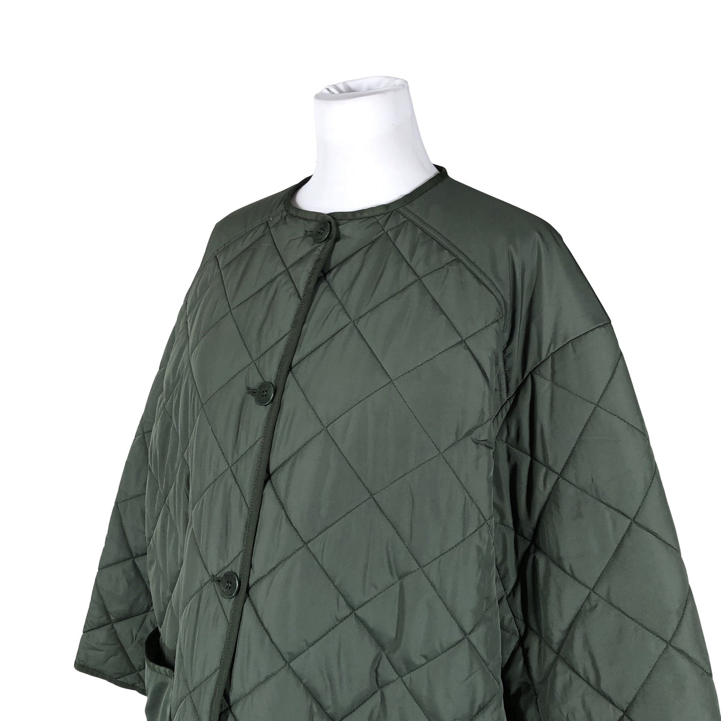 Unisex Rodebjer - Quilted jacket, size 34 - Green (2)