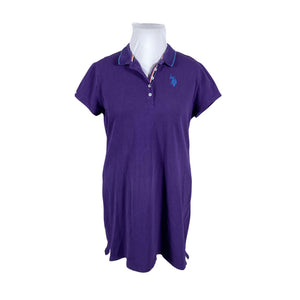Unisex U.S. Polo Assn. - Pique dress, size 42 - Violet (1)