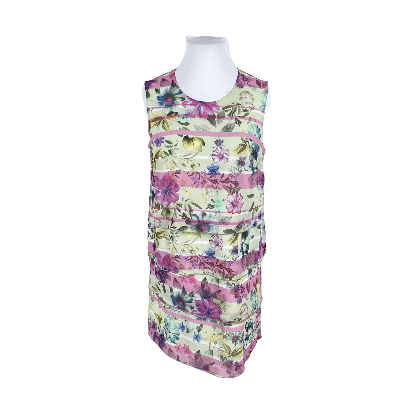 Unisex Betty Barclay - Schiffon dress, size 42 - Green (1)