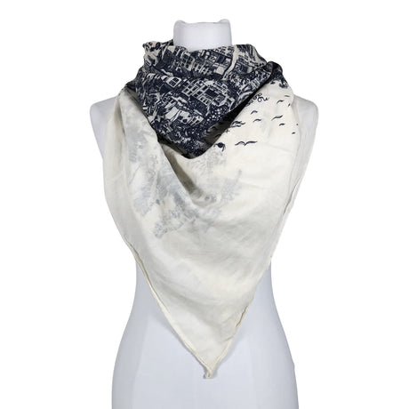 Unisex Gant - Scarf, size Maxi - Blue ()