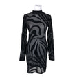 Unisex Na-KD - Schiffon dress, size 38 - Black ()