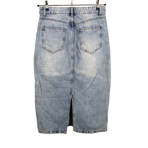 Unisex Lindex - Denim skirt, size 38 - Blue (2)