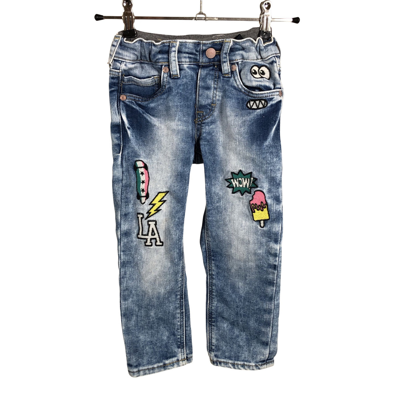 Unisex Lindex - Jeans, size 92 - 98 - Blue (1)