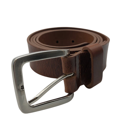 Unisex Nini's - Leather belt, size Ei kokoa - Brown ()