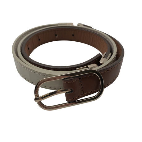 Unisex Sfera - Leather belt, size Ei kokoa - Brown ()