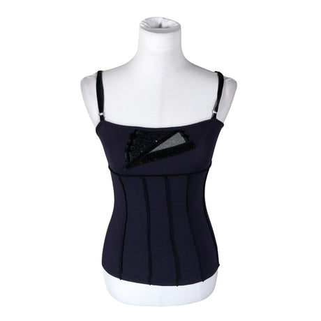 Unisex Siste's - Tricot tank top, size 36 - Violet ()