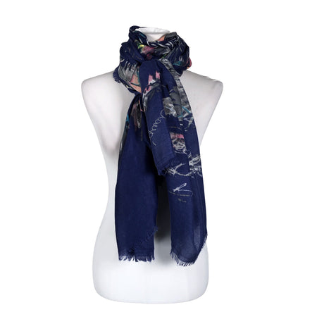 Unisex Desigual - Scarf, size Maxi - Blue ()