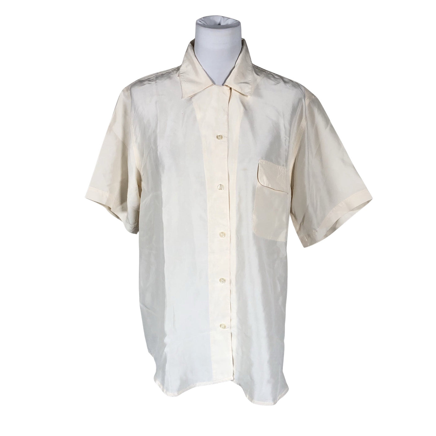 Unisex Järvi Muoti - Short-sleeved blouse, size 38 - Beige (1)
