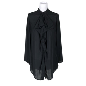 Unisex Benetton - Schiffon tunic, size 38 - Black (1)