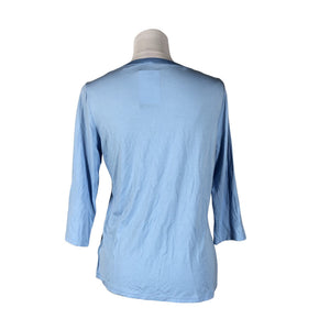 Unisex Comma - Tricot shirt, size 36 - Light blue (2)