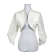Unisex Creatif Paris - Evening bolero jacket, size 38 - Natural white ()