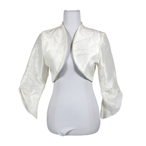 Unisex Creatif Paris - Evening bolero jacket, size 38 - Natural white (1)