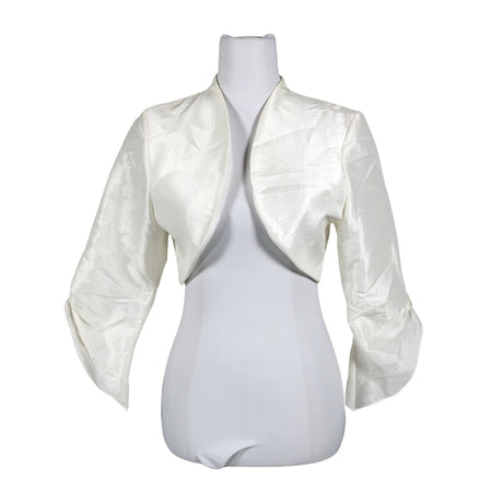 Unisex Creatif Paris - Evening bolero jacket, size 38 - Natural white ()