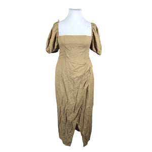 Unisex Other - Schiffon dress, size 42 - Brown (1)