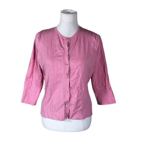 Unisex August Silk - Cardigan, size 40 - Light pink ()