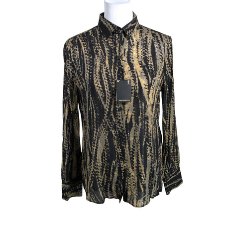 Unisex Massimo Dutti - Blouse, size 40 - Brown ()