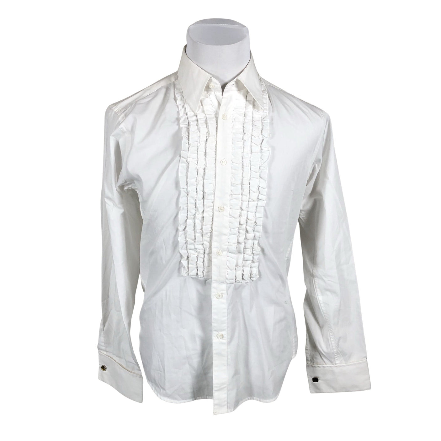 Unisex 4You - Collared shirt, size M - White (1)