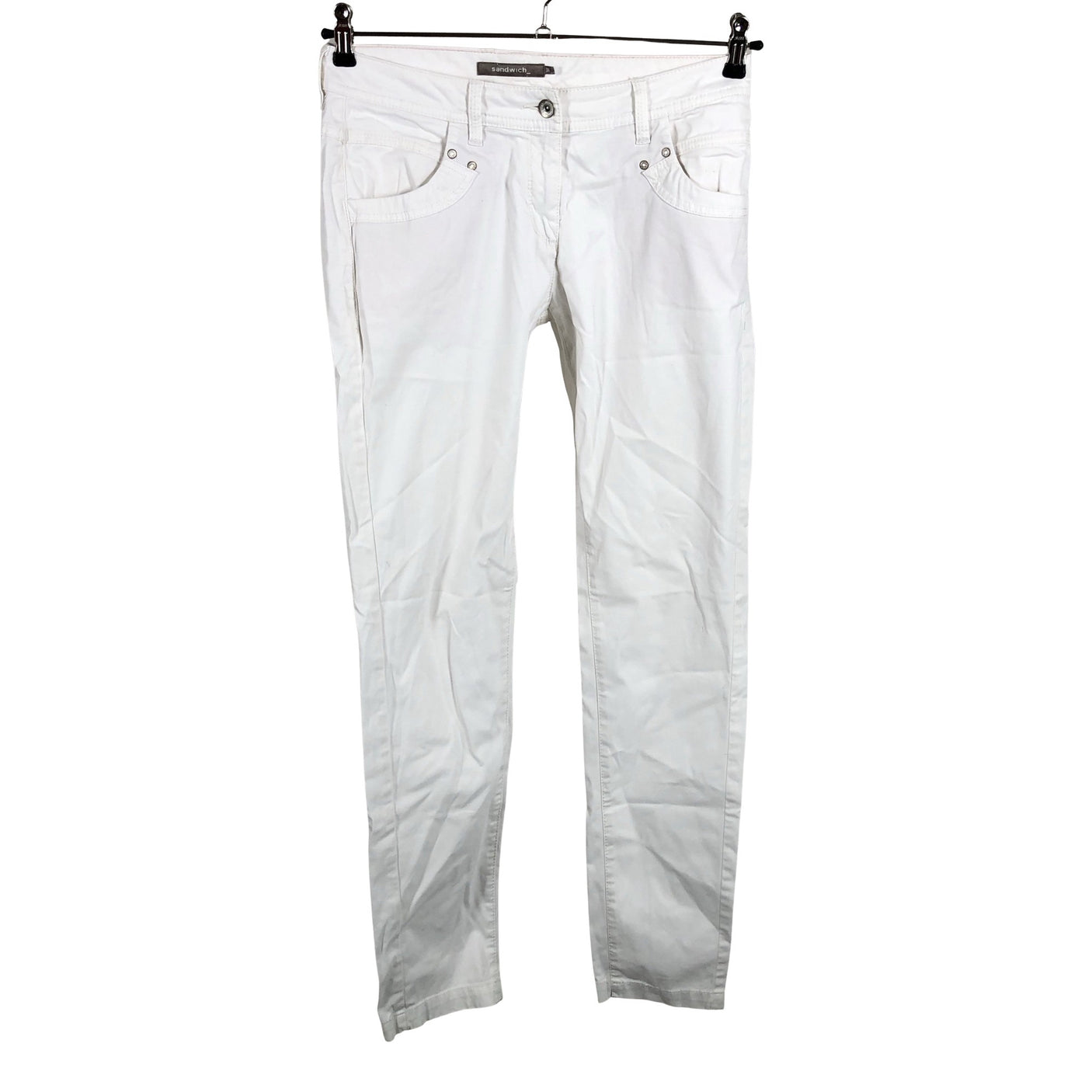 Unisex Sandwich - Jeans, size 38 - White (1)
