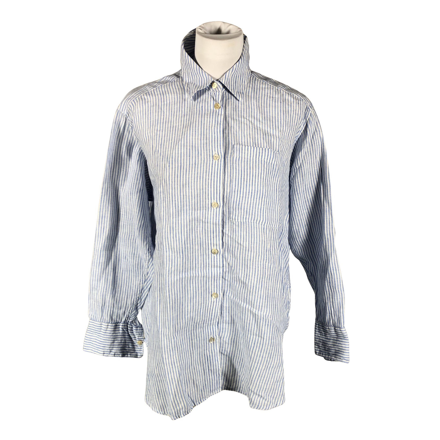 Unisex Marks&Spencer - Collared shirt, size 38 - Light blue (1)