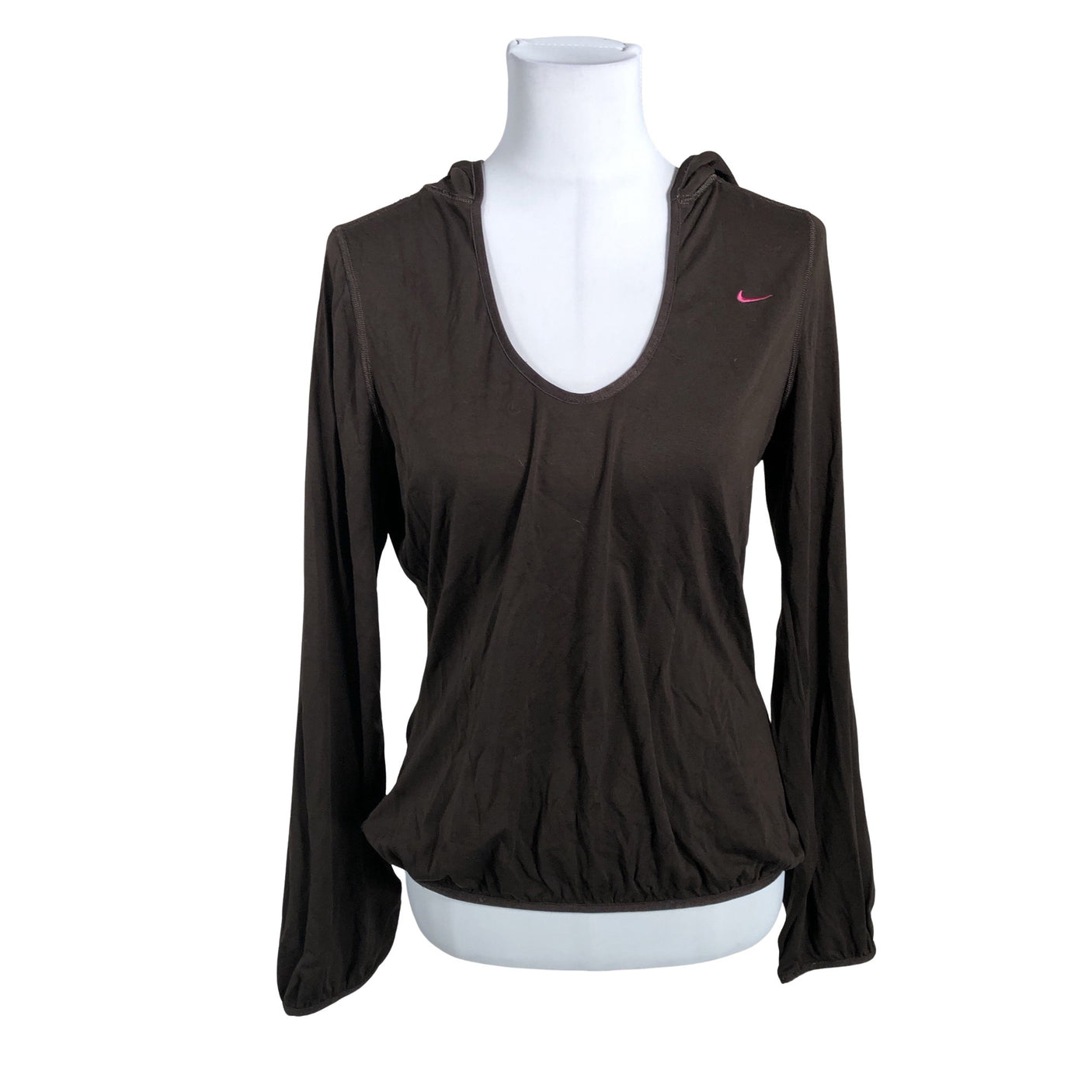 Unisex Nike - Sports shirt, long sleeve, size 38 - Brown (1)
