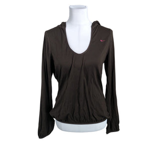 Unisex Nike - Sports shirt, long sleeve, size 38 - Brown (1)