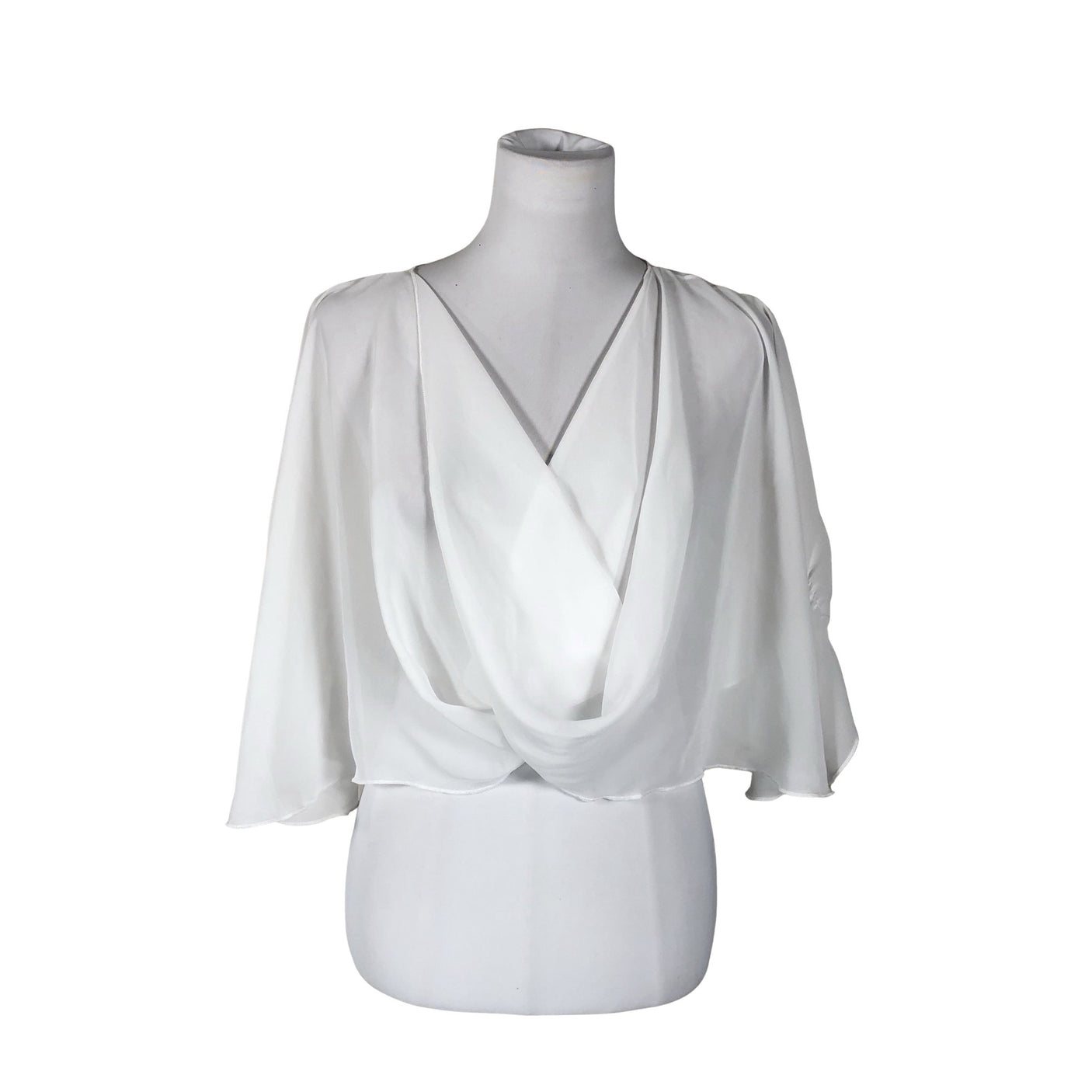 Unisex Lasessor - Shawl, size 40 - White (1)