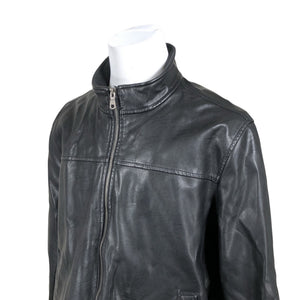 Unisex Tommy Hilfiger - Leather jacket, size XL - Black (3)