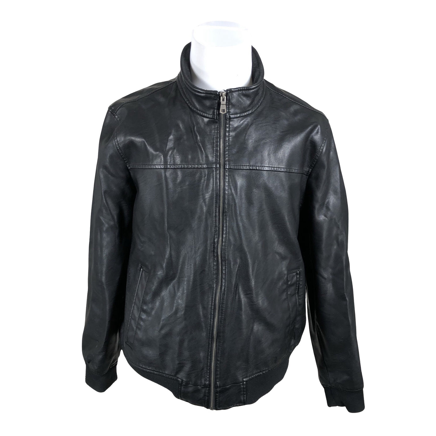 Unisex Tommy Hilfiger - Leather jacket, size XL - Black (1)