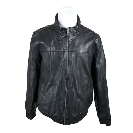 Unisex Tommy Hilfiger - Leather jacket, size XL - Black ()