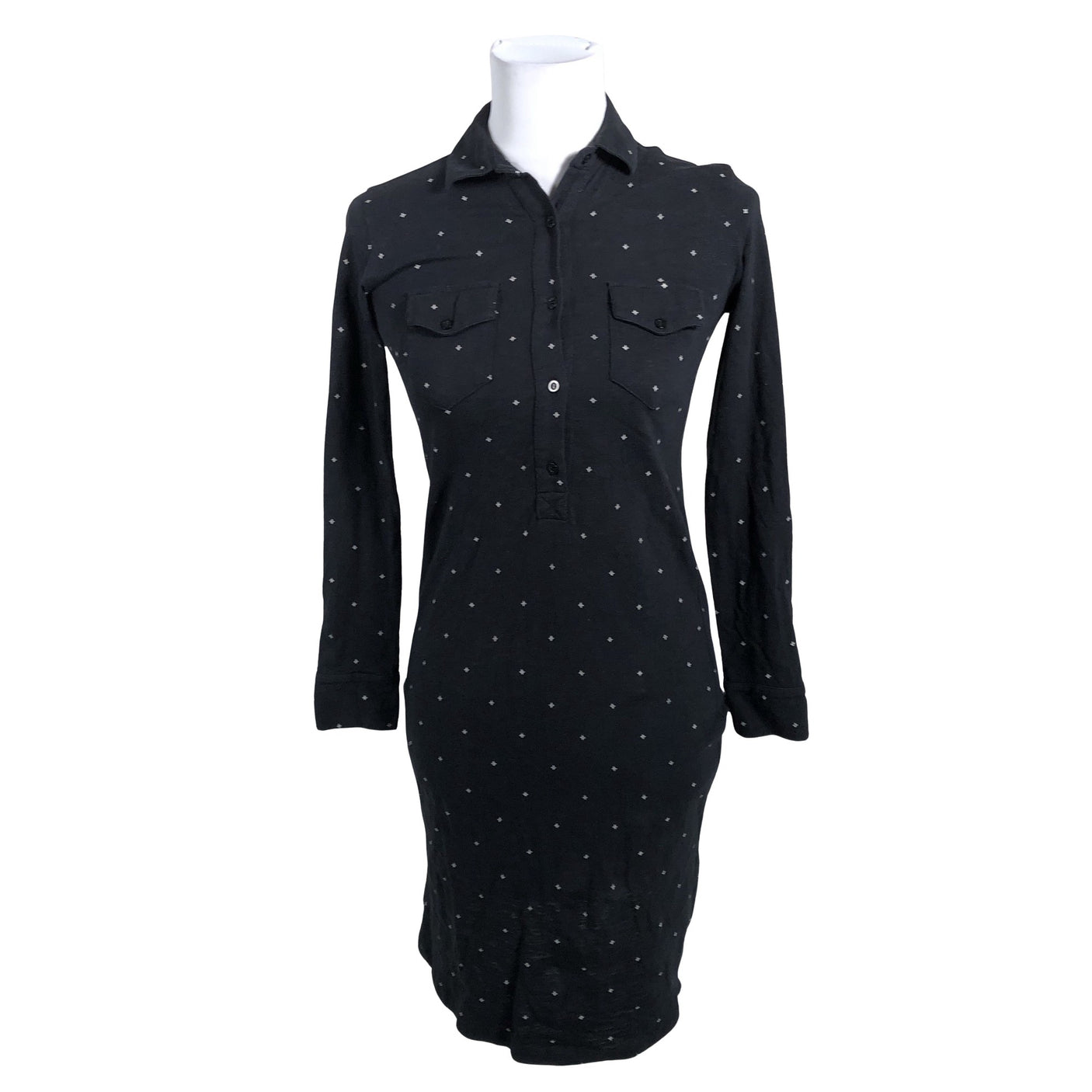 Unisex White Label - Tricot dress, size 32 - Black (1)