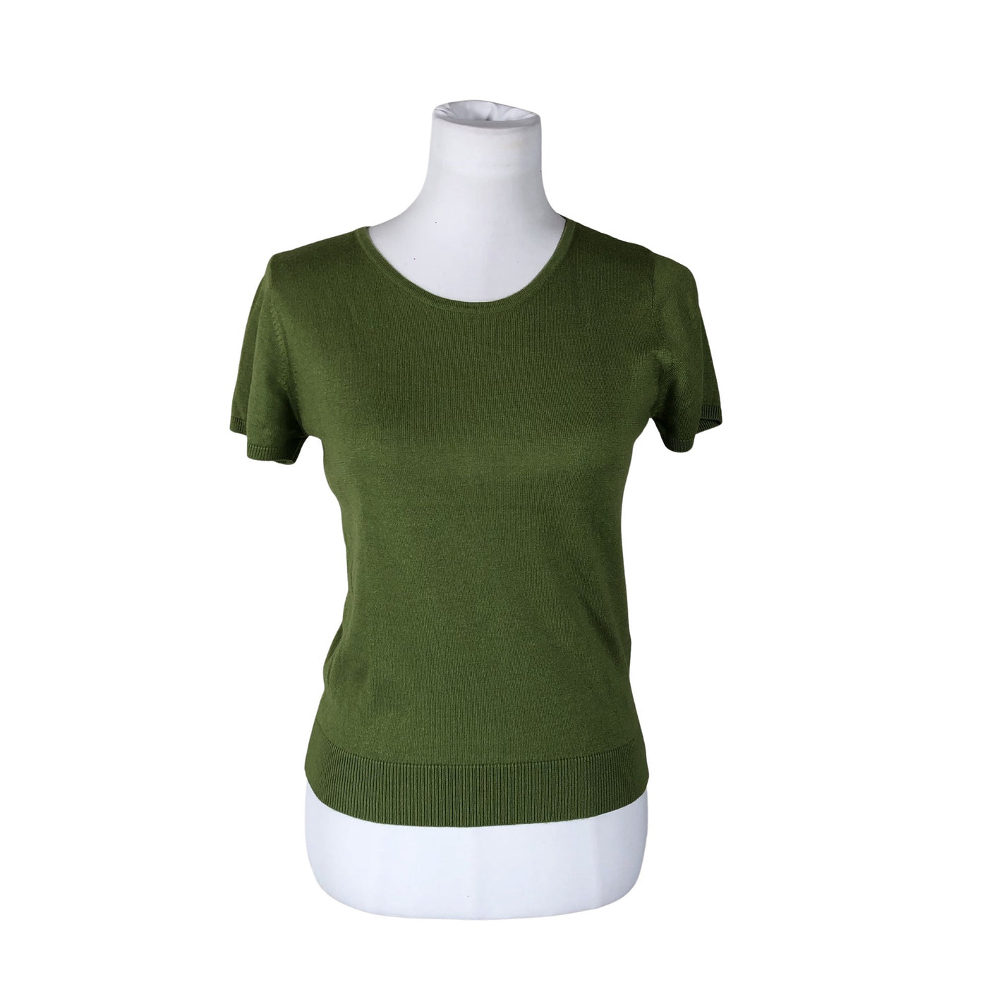 Unisex August Silk - Cardigan, size 38 - Green (2)