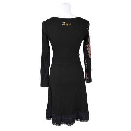 Unisex Desigual - Tricot dress, size 38 - Black (2)