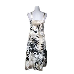 Unisex Taifun - Schiffon dress, size 38 - Beige (2)