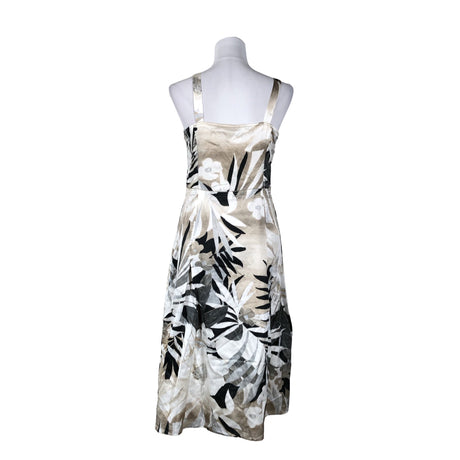 Unisex Taifun - Schiffon dress, size 38 - Beige (2)