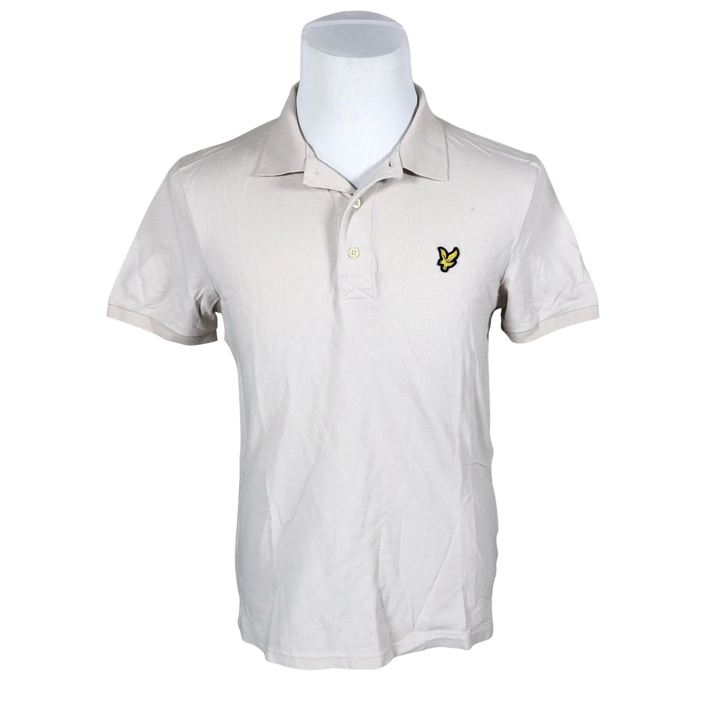Unisex Lyle&Scott - Polo shirt, size M - Beige (1)