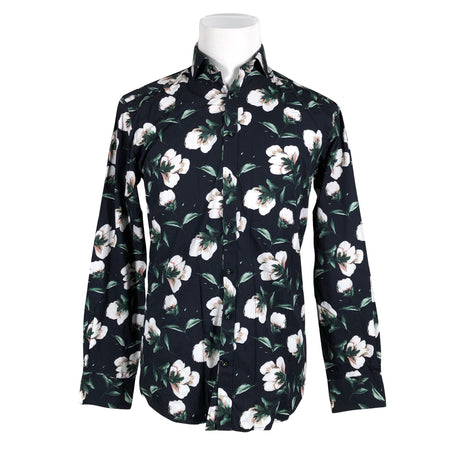 Unisex Bruun & Stengade - Collared shirt, size M - Blue ()