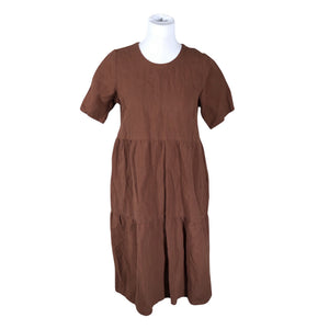 Unisex R-collection - Dress, size 36 - Brown (1)
